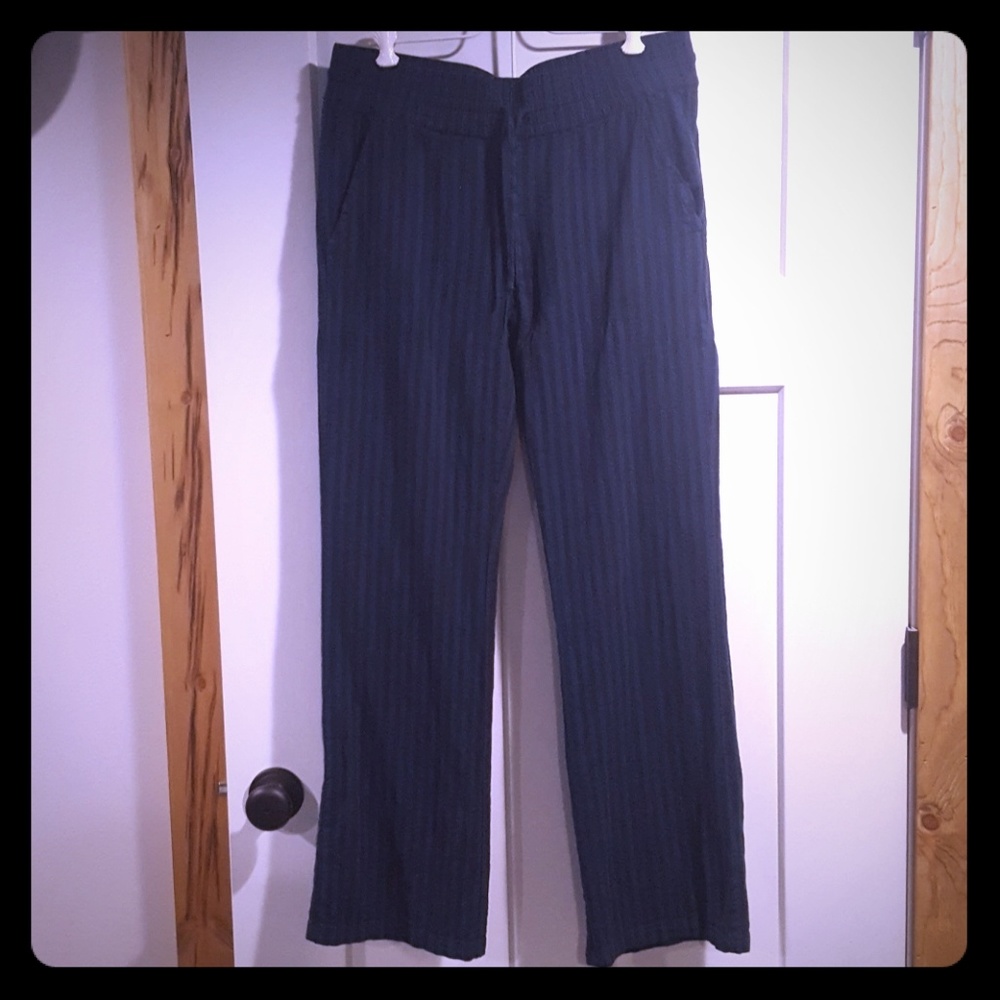Striped light pants